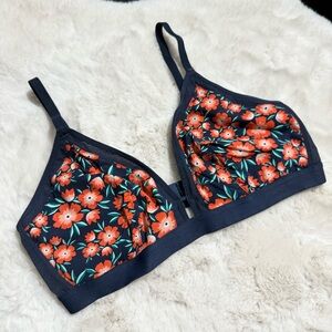 Lively Poppy Bralette Floral Bra Size 3